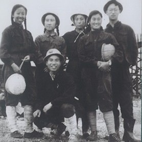 此组照片由李行健先生提供 , 一九五五年为吉林省博物馆创作矿工雕塑到吉林省蛟河煤矿体验生活留念
